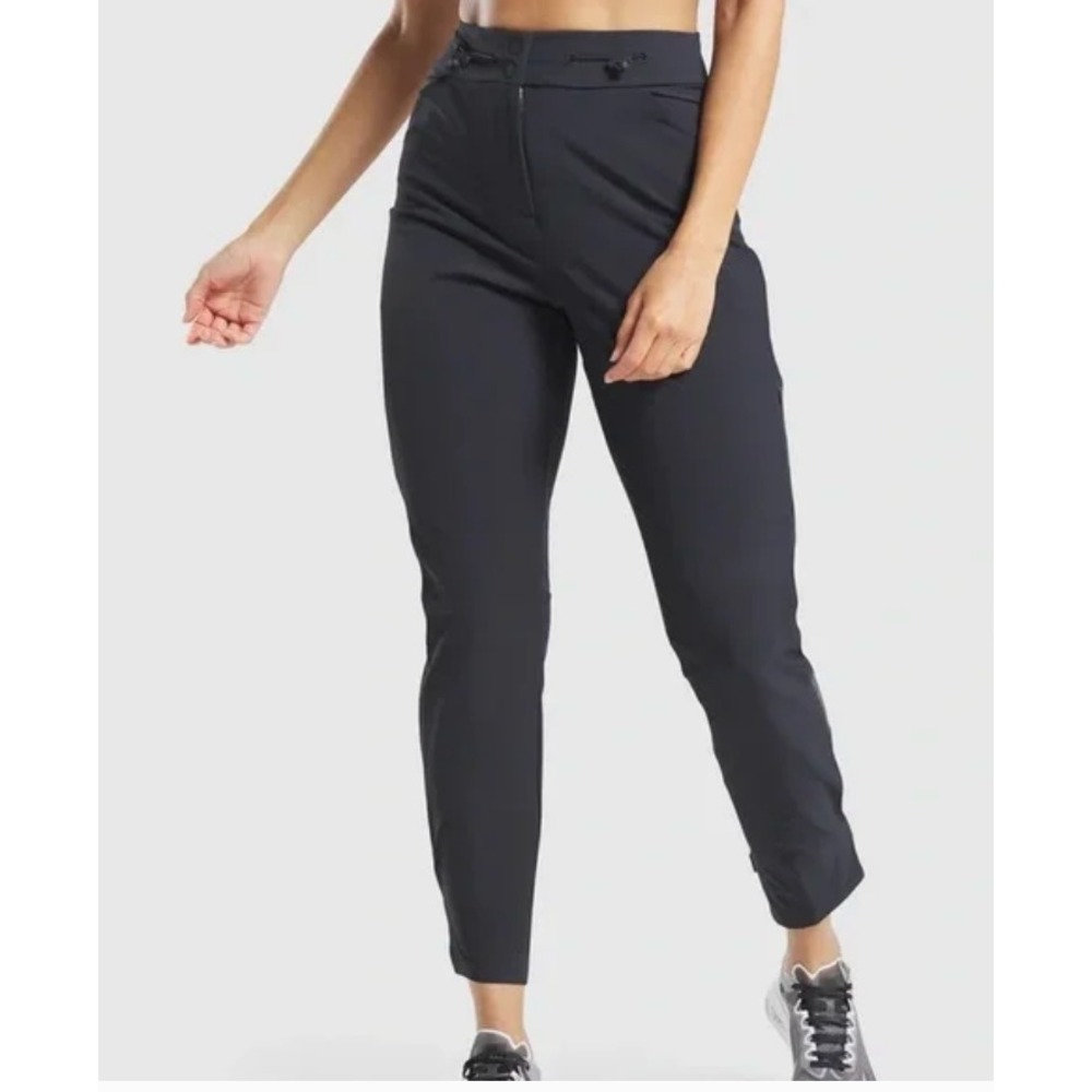 Gymshark Venture Pants Womens Medium Black Adjustable Hem